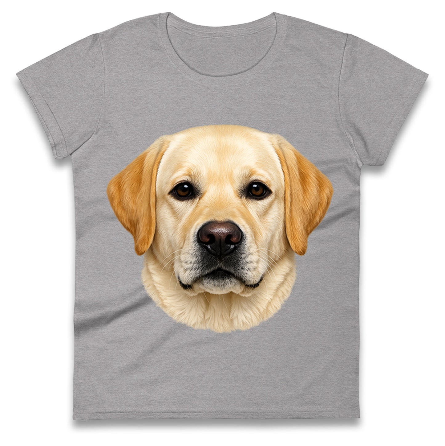 Labrador Dog Face Ladies T Shirt
