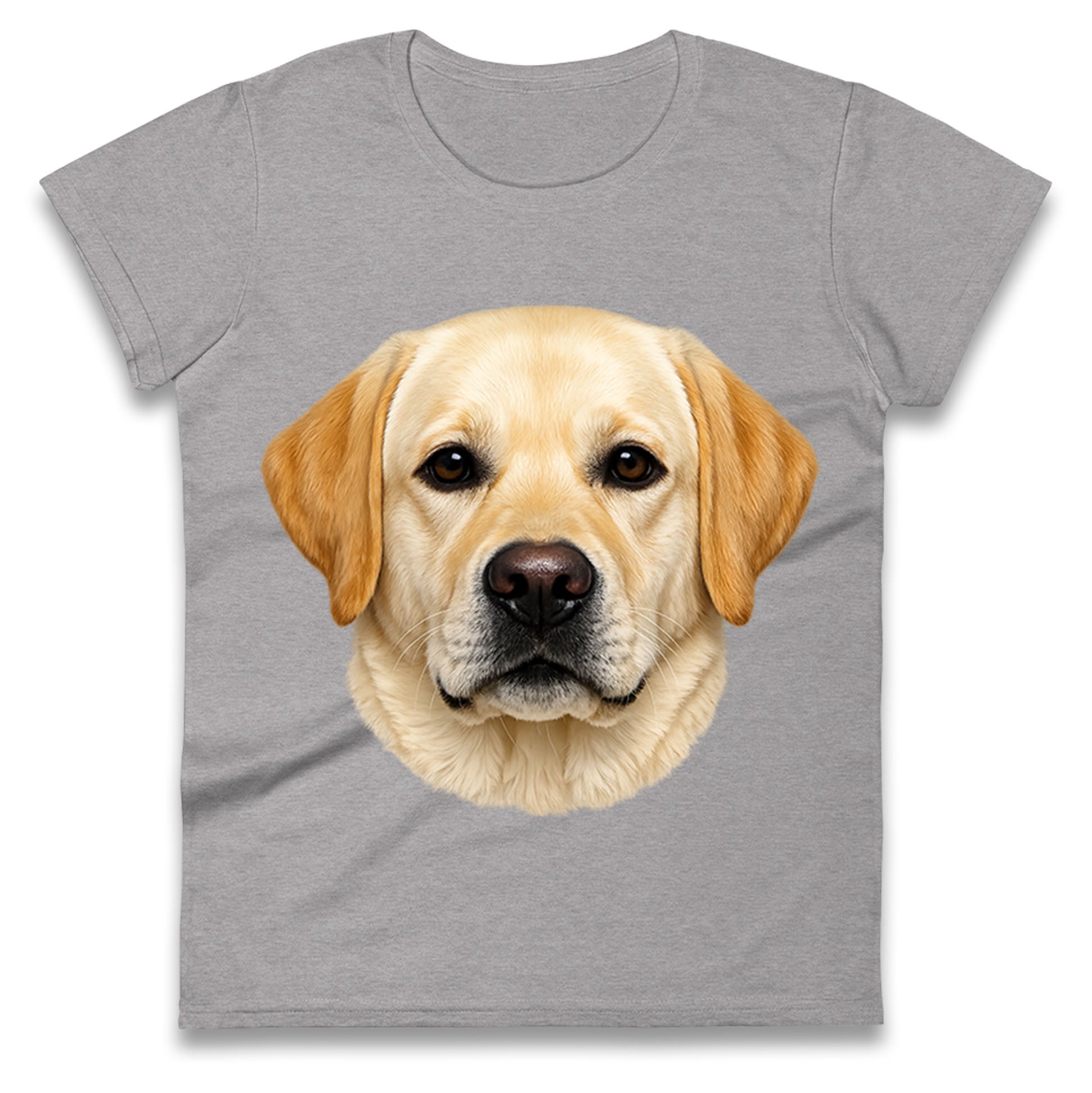 Labrador Dog Face Ladies T Shirt
