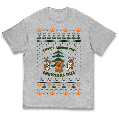 Star Wars Ewoks Christmas Kids T Shirt