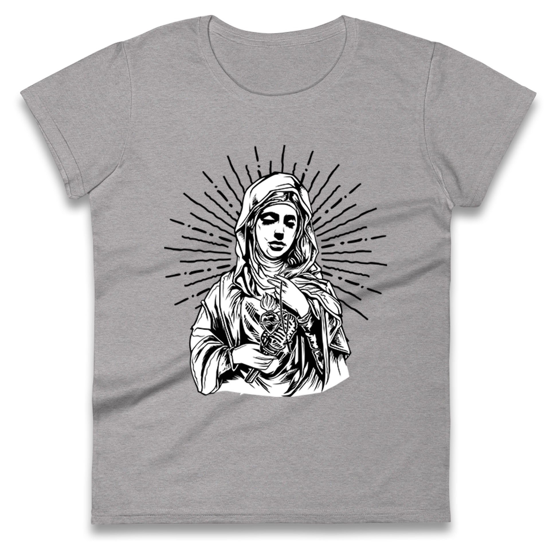 Mary Mother Of God Ladies T Shirt