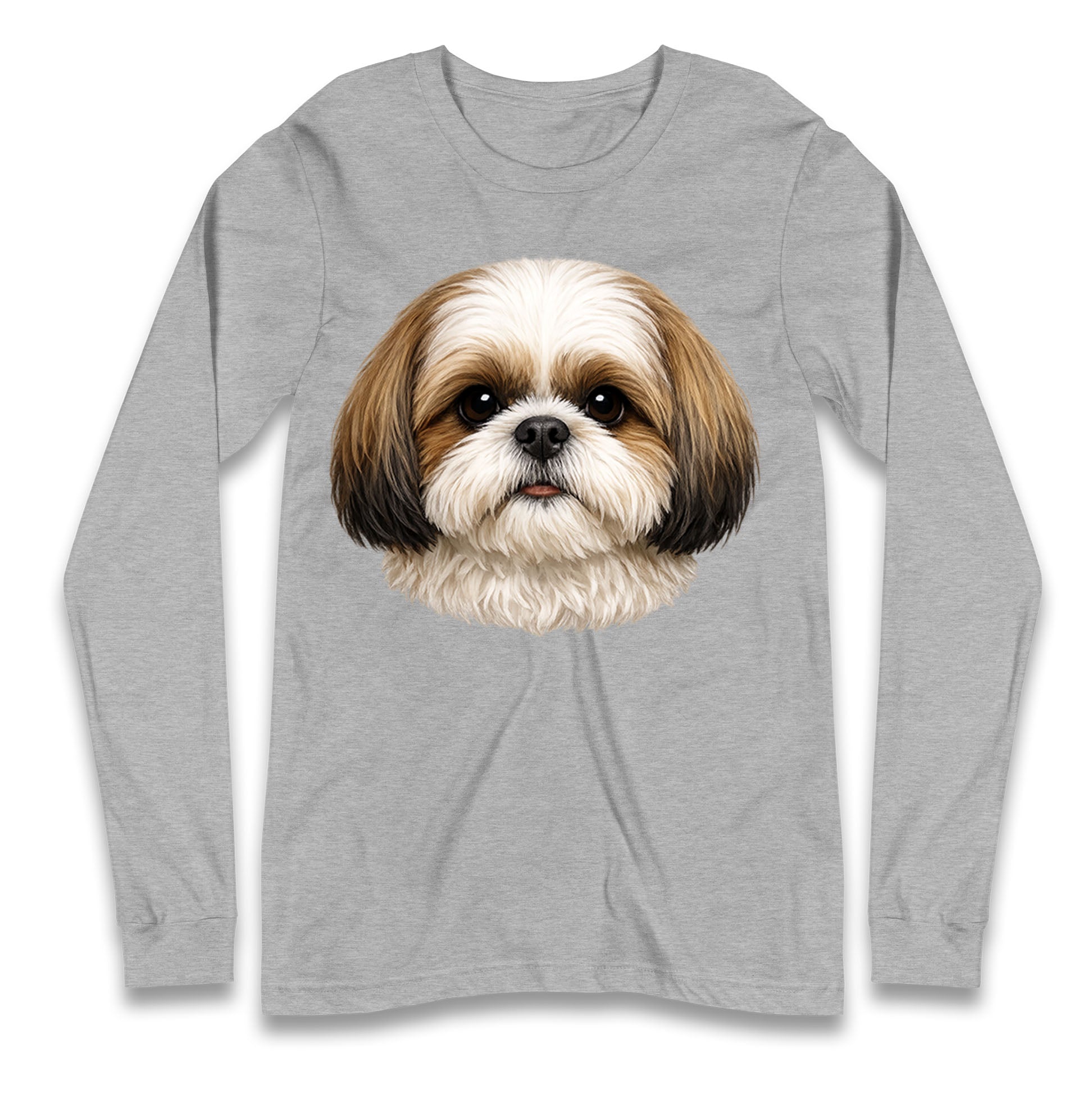Shih Tzu Face Longsleeve T Shirt