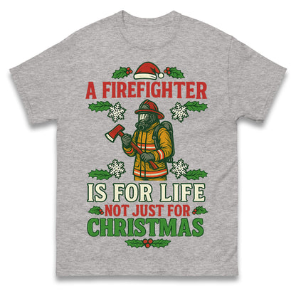 Firefighter Christmas T Shirt