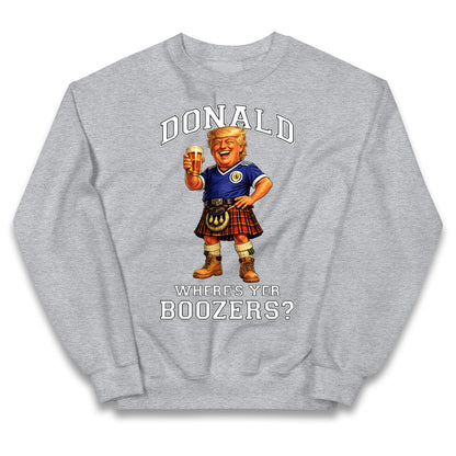Donald Trump Scotland World Cup Kids Jumper