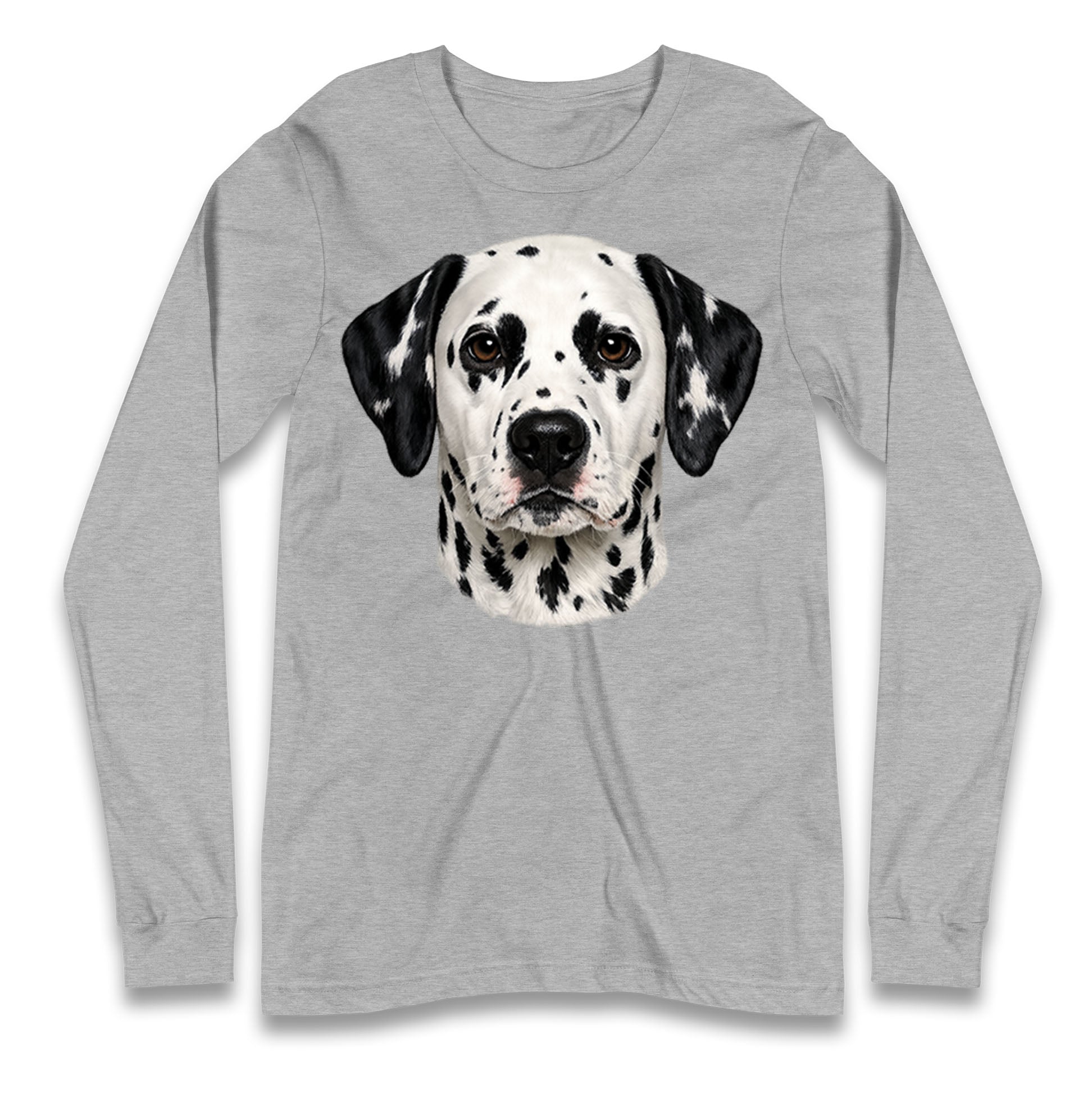 Dalmatian Dog Face Longsleeve T Shirt