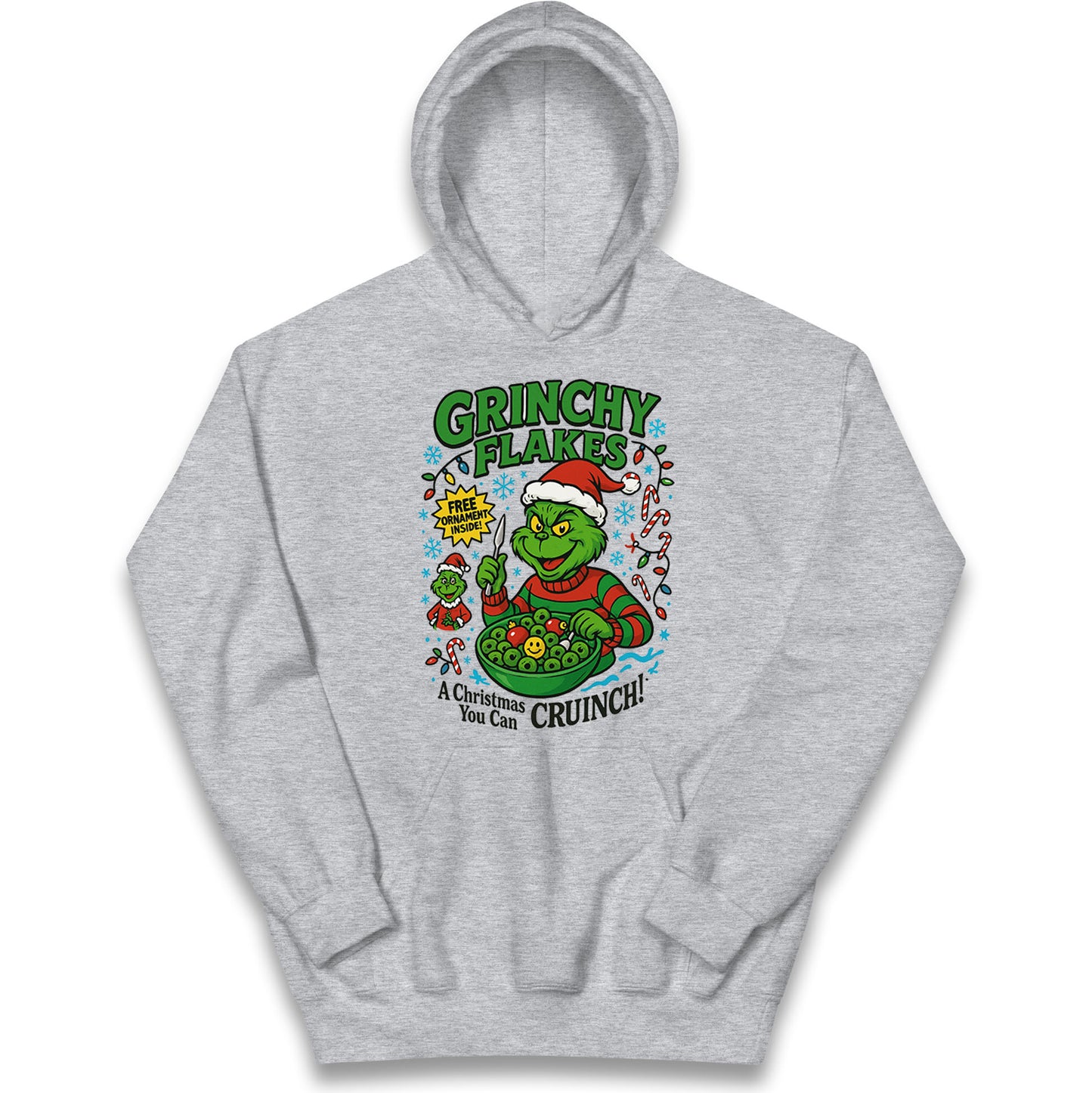 Grinch Christmas Kids Hoodie