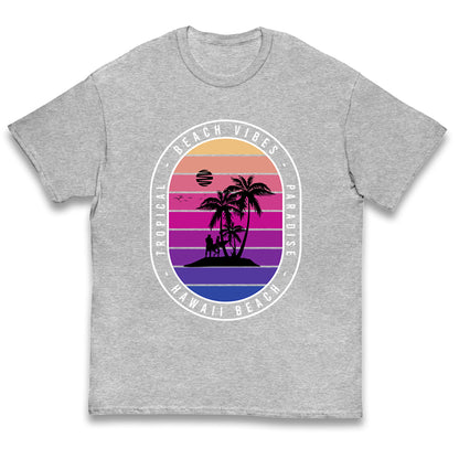 Hawaii Beach Kids T Shirt