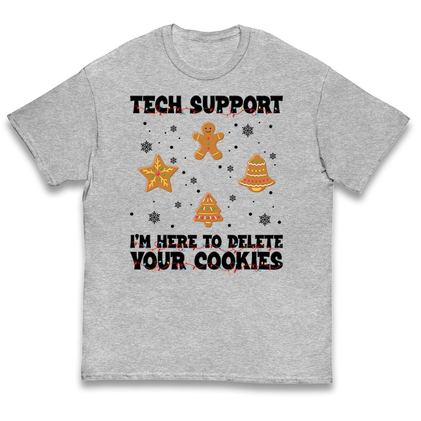 Delete Cookies Kids T Shirt
