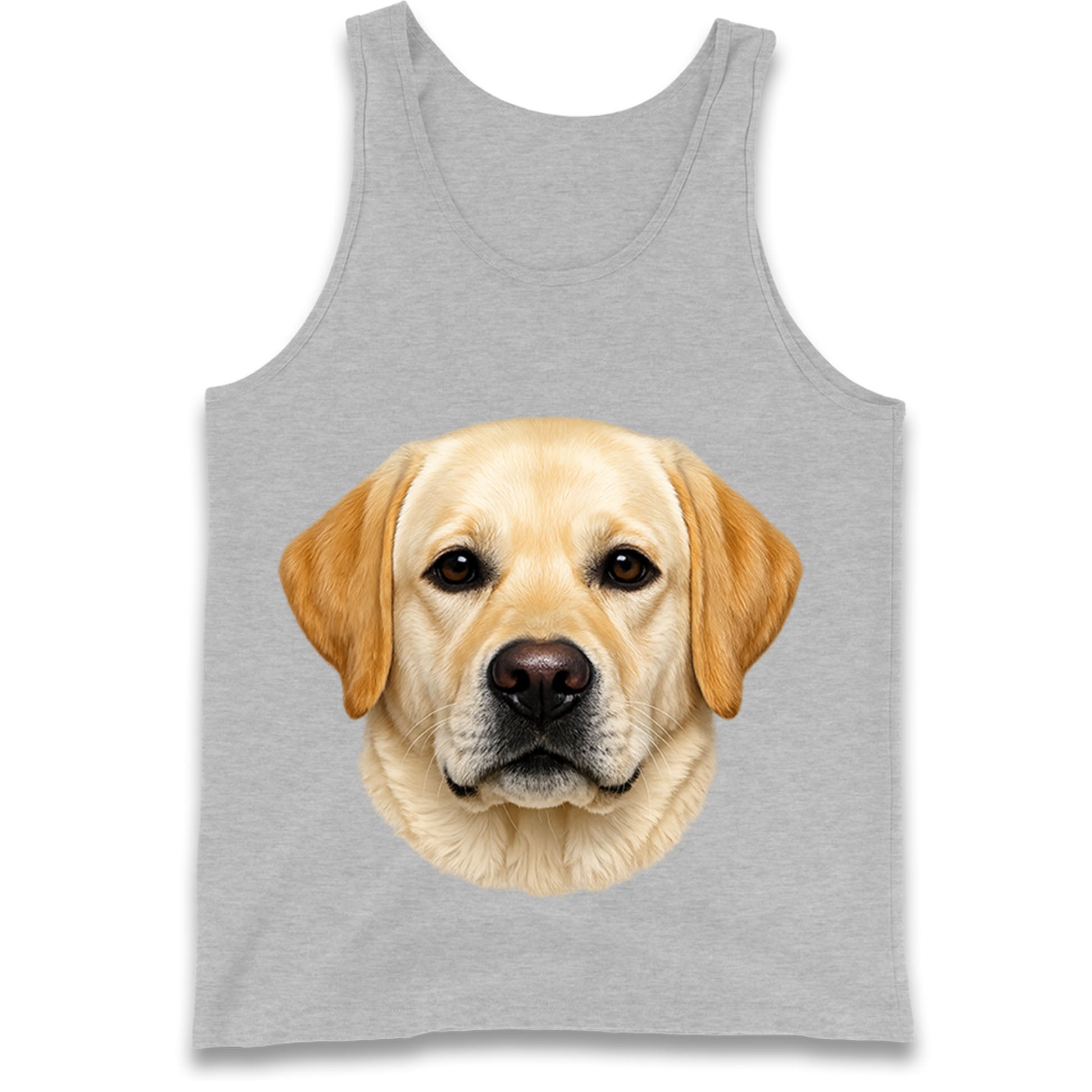 Labrador Dog Face Tank Top