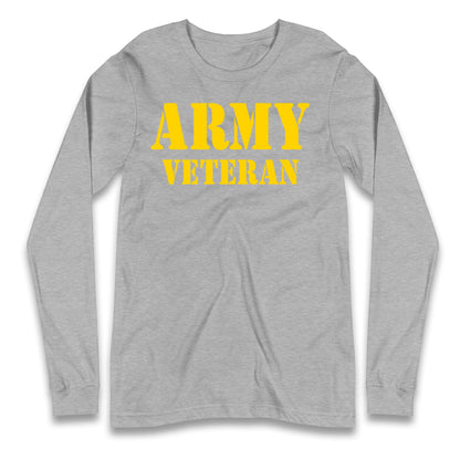 Army Veteran Longsleeve T Shirt