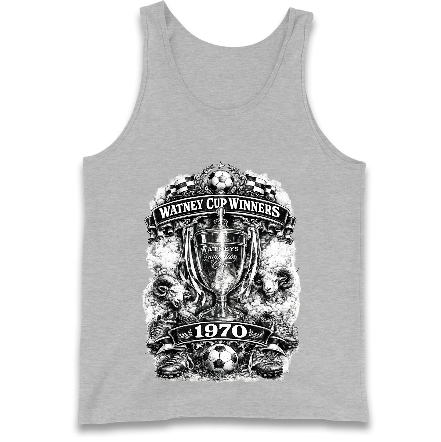 Retro Derby Watney Cup Winners 1970 Tank Top