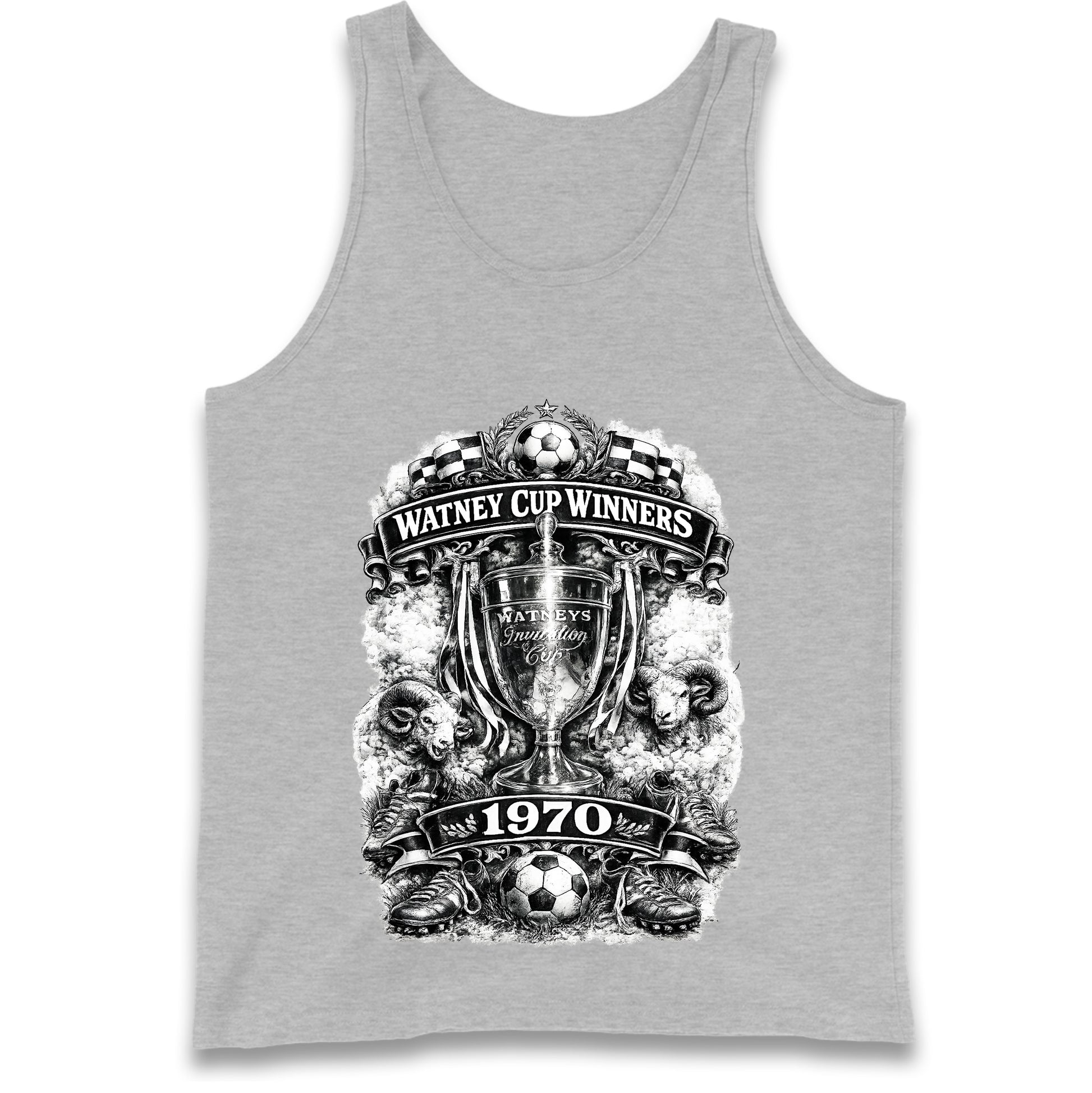 Retro Derby Watney Cup Winners 1970 Tank Top