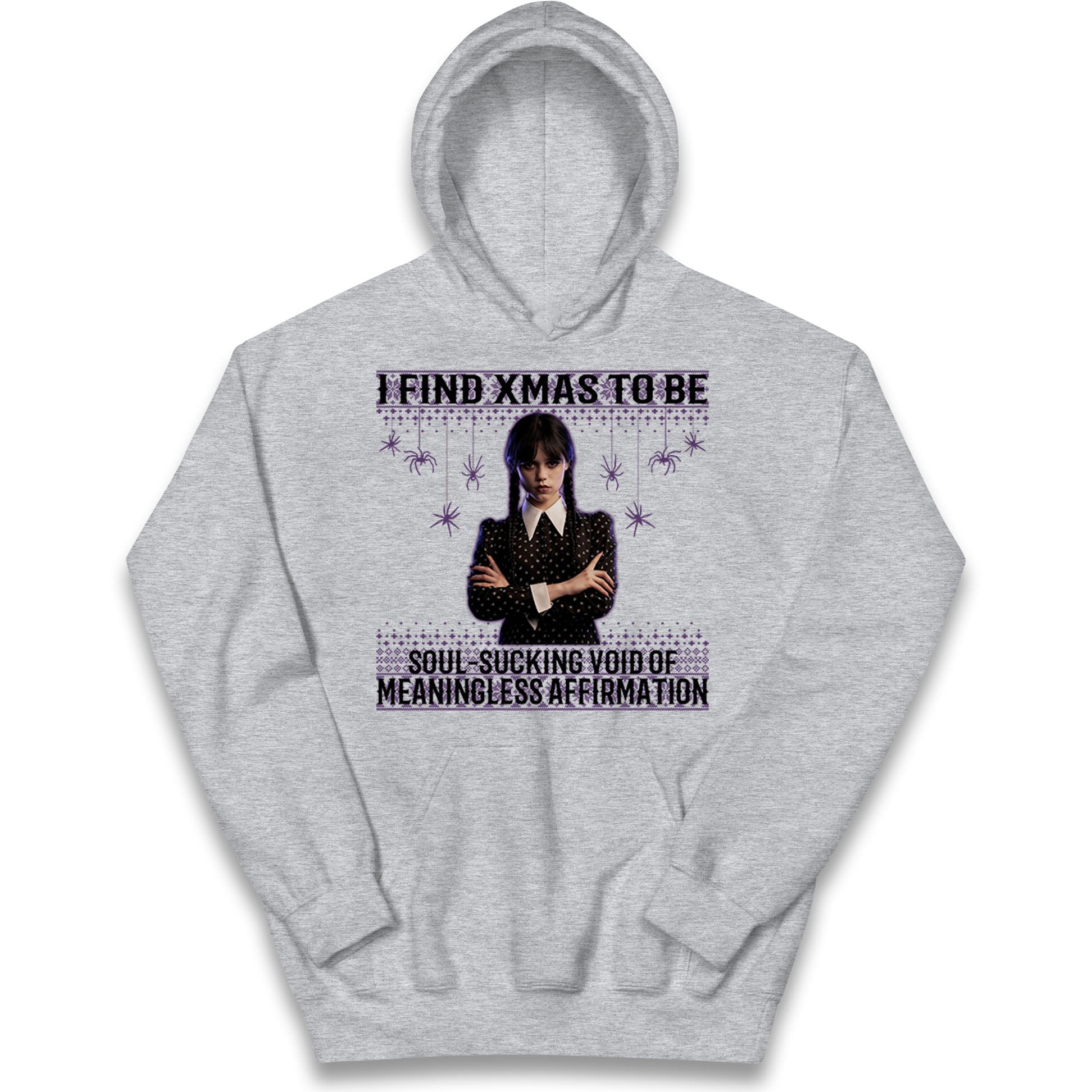 Wednesday Christmas Kids Hoodie