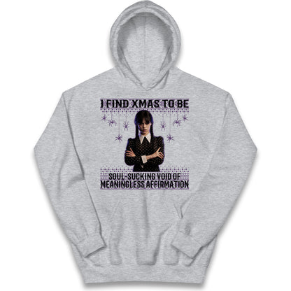 Wednesday Christmas Kids Hoodie