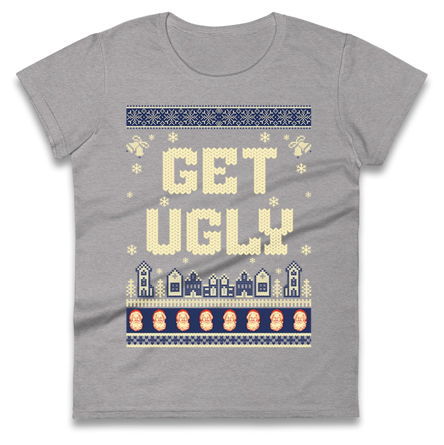 Ugly christmas Ladies T Shirt
