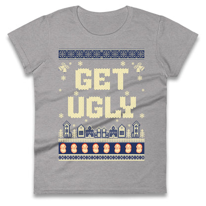Ugly christmas Ladies T Shirt