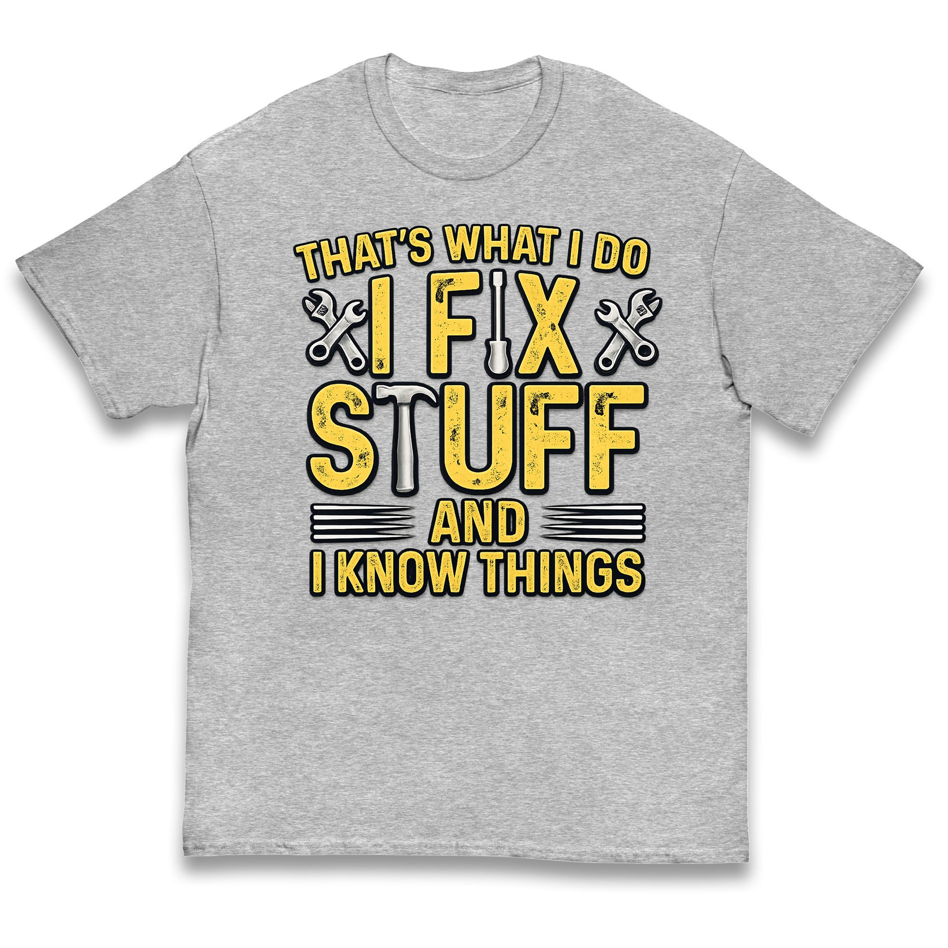 I Fix Stuff And I Know Things Kids T Shirt