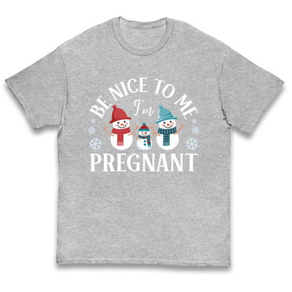 Pregnant At Christmas Kids T Shirt