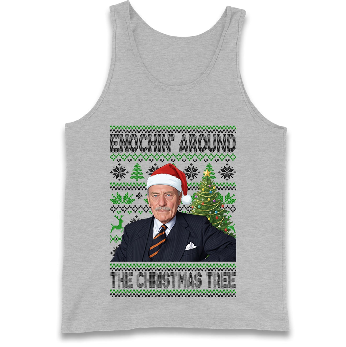 Enoch Powell Enochin Around the Christmas Tree Christmas Tank Top