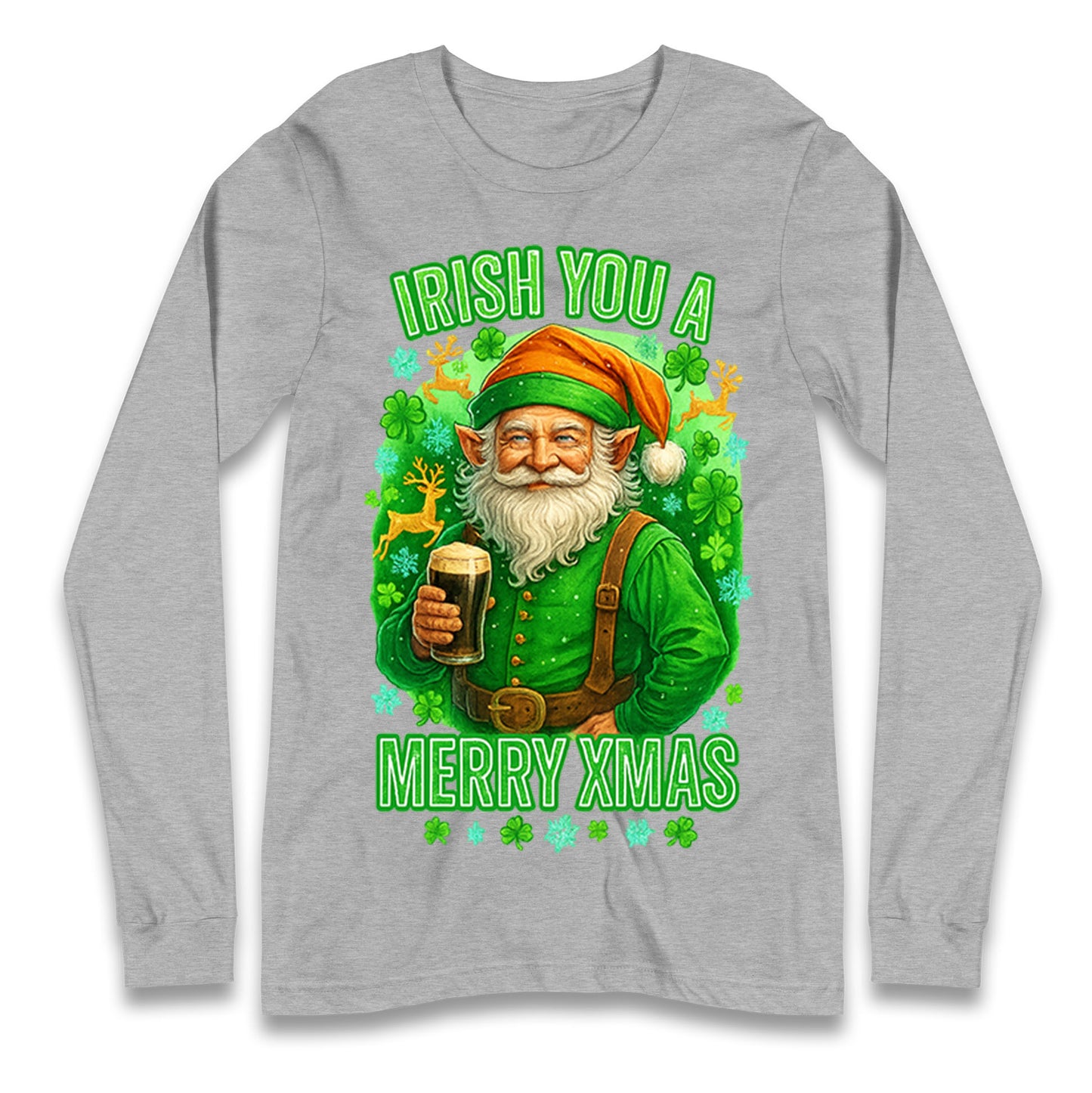 Irish You a Merry Christmas Long Sleeve Shirt

