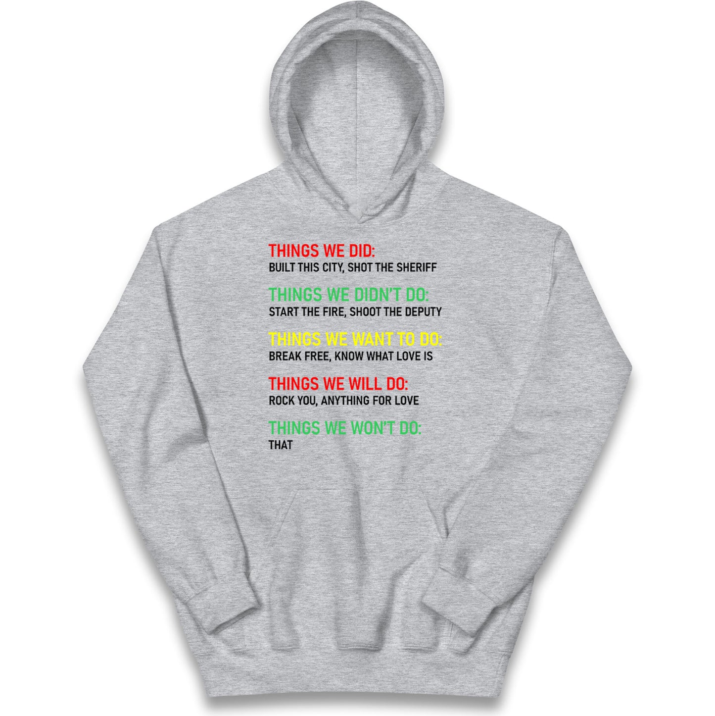 Bob Marley Music Kids Hoodie