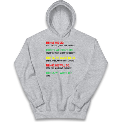 Bob Marley Music Kids Hoodie