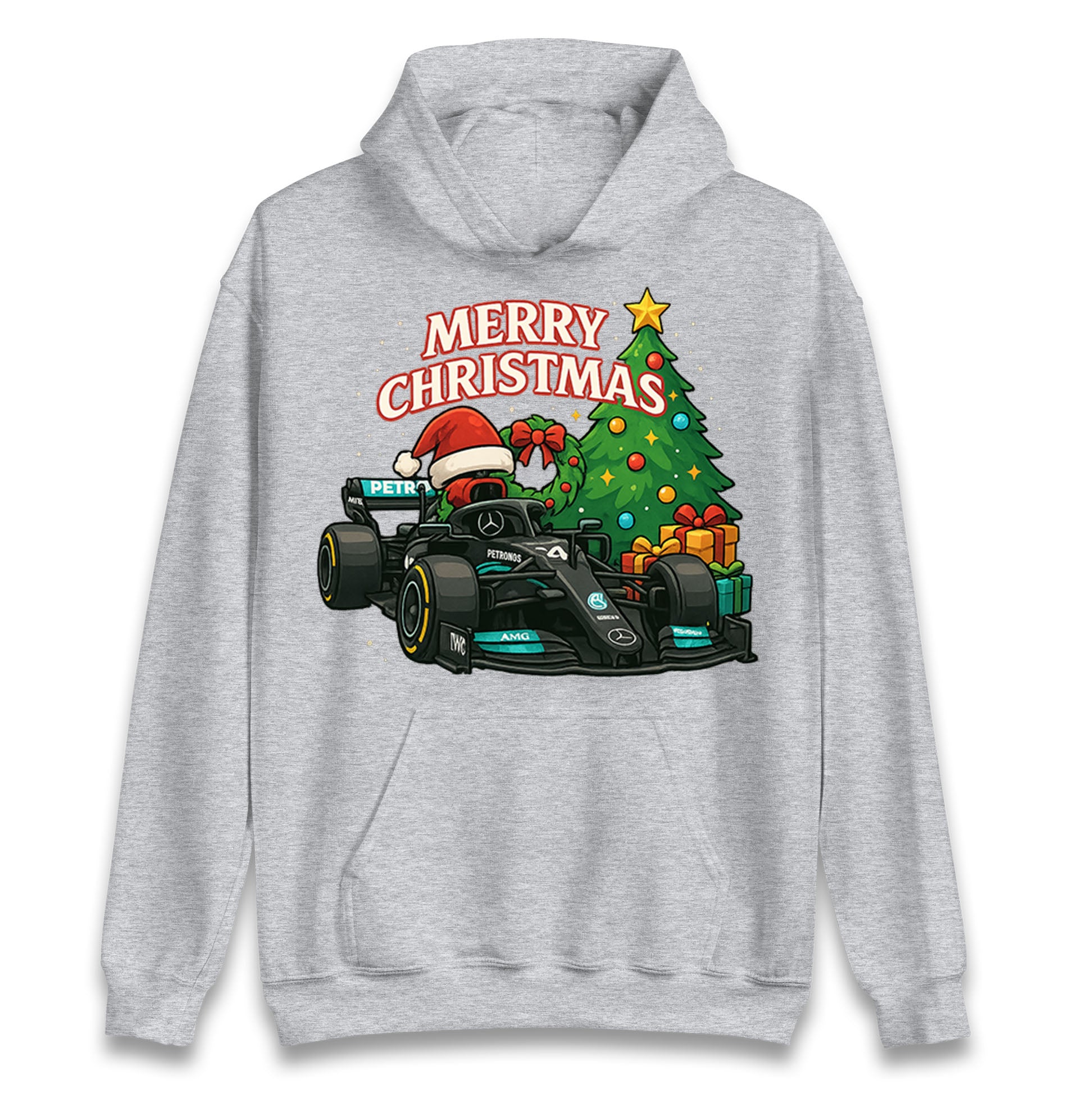 Mercedes F1 Christmas Hoodie