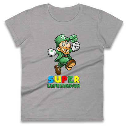 super leprechaun womens t shirt
