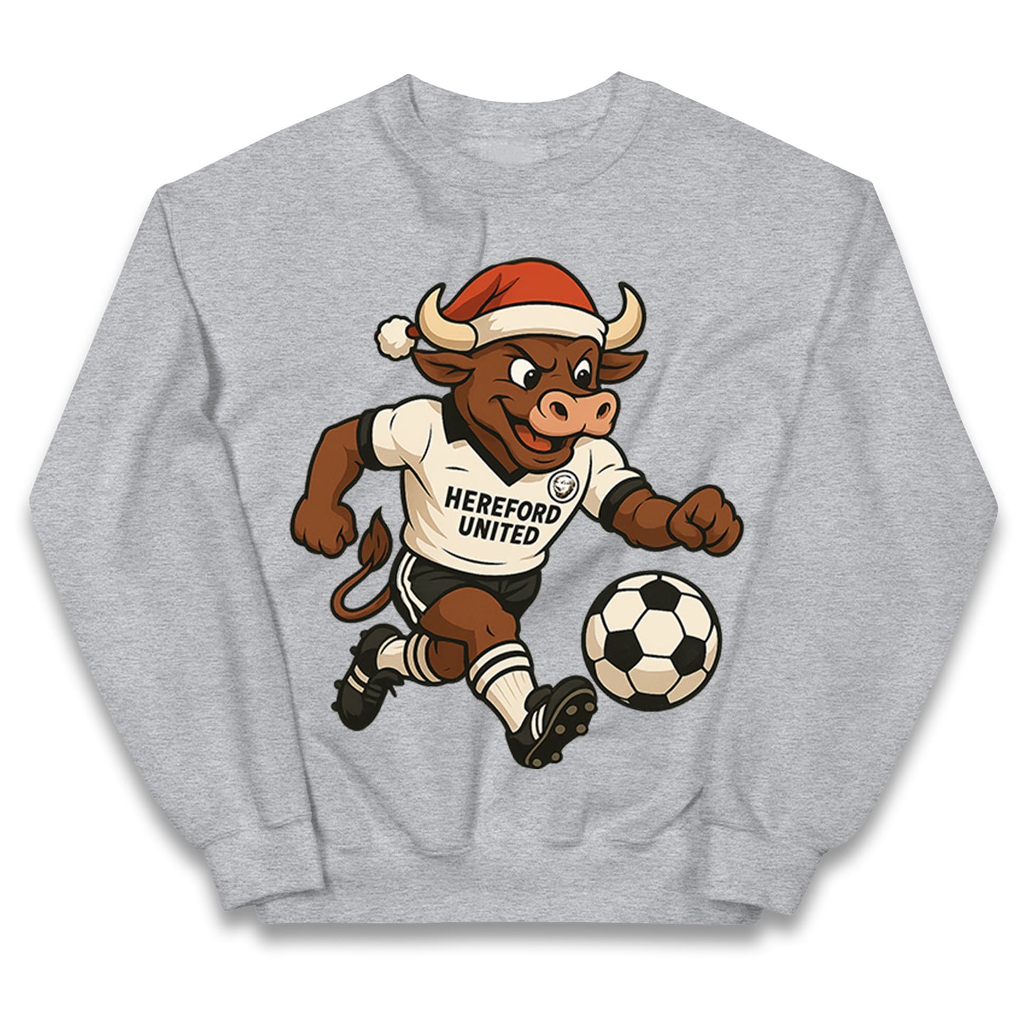 Retro Hereford Christmas Kids Jumper