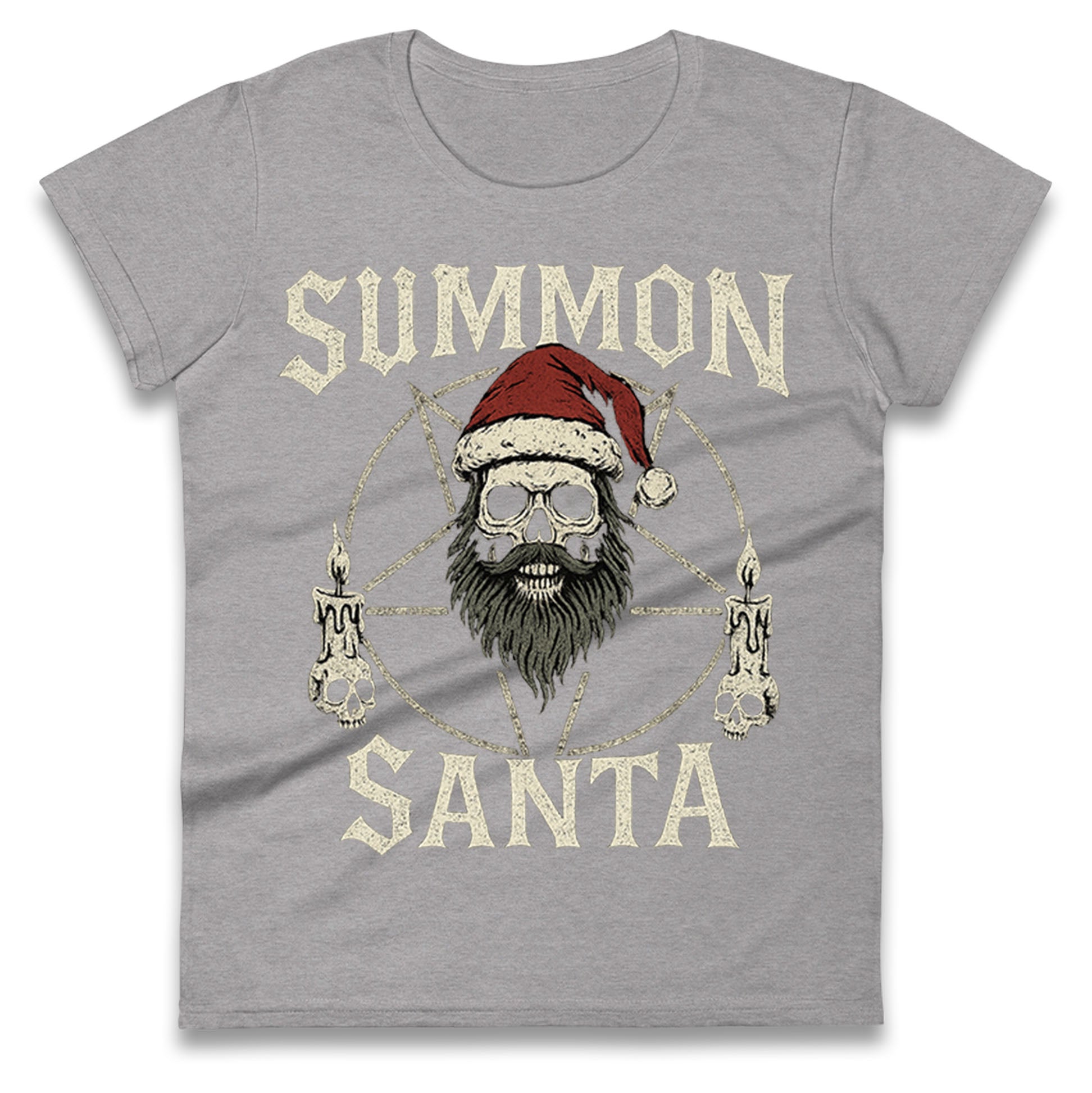 Goth Christmas Ladies T Shirt