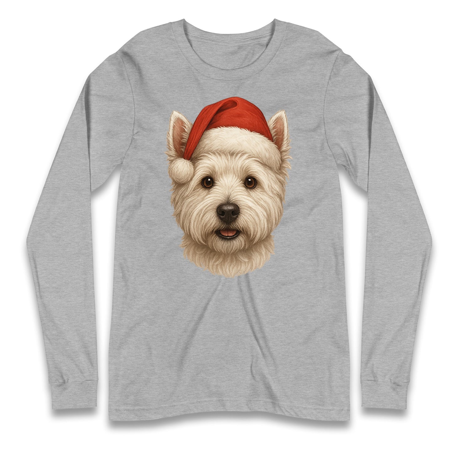 West Highland White Terrier Christmas Longsleeve T Shirt
