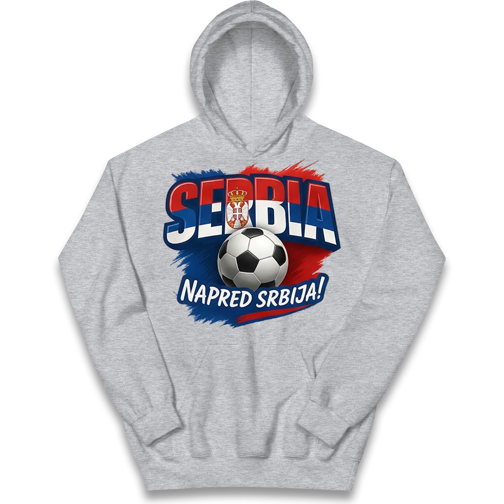 Serbia Retro World Cup Kids Hoodie