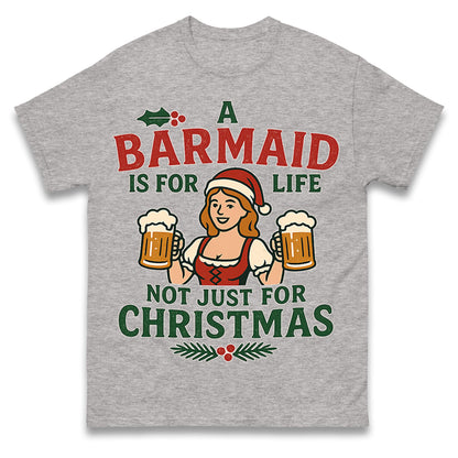 Barmaid Xmas T Shirt