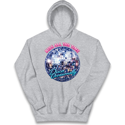 Kiss All The Time Disco Occasionally Kids Hoodie