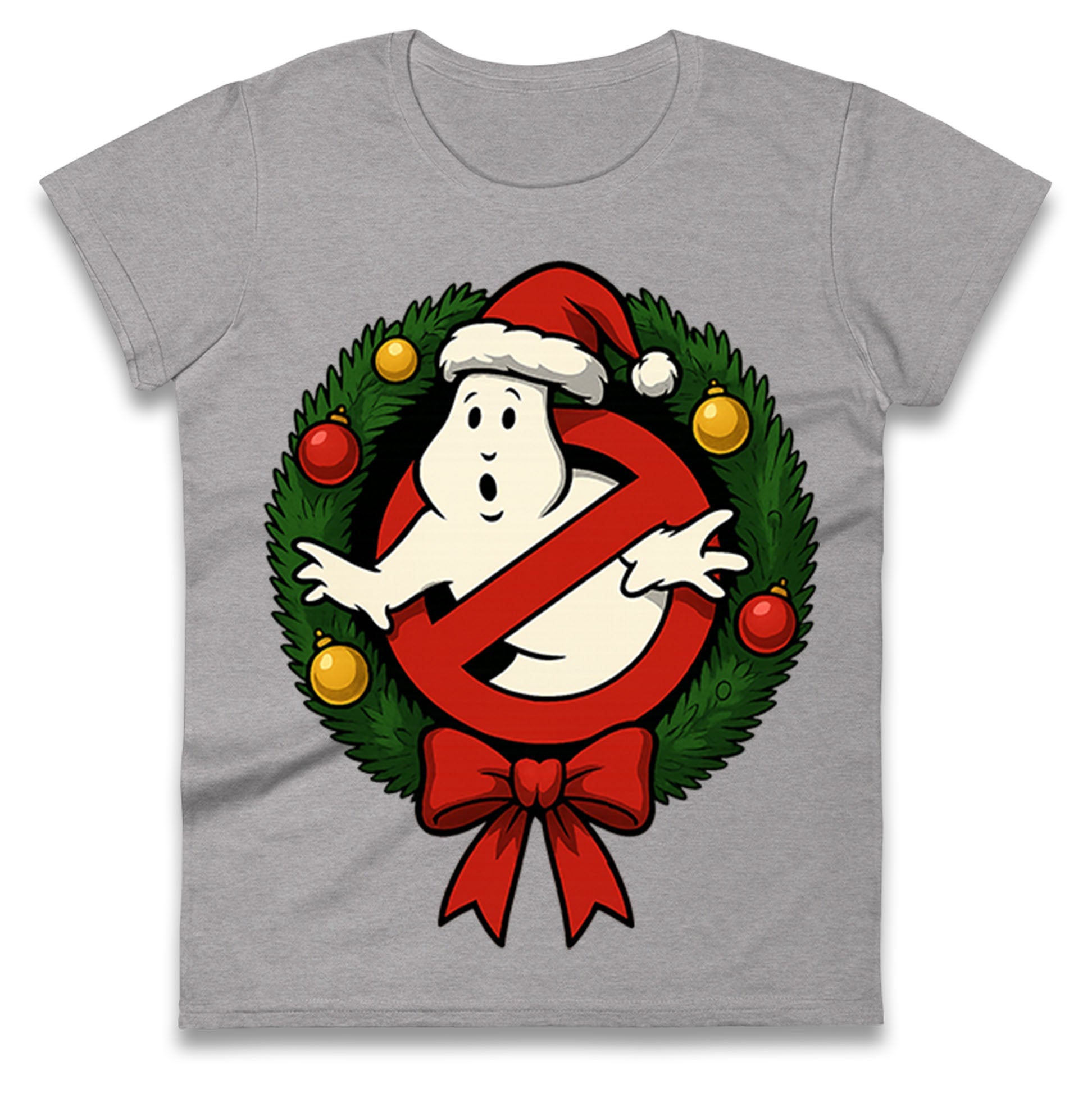 Ghostbusters Christmas Ladies T Shirt