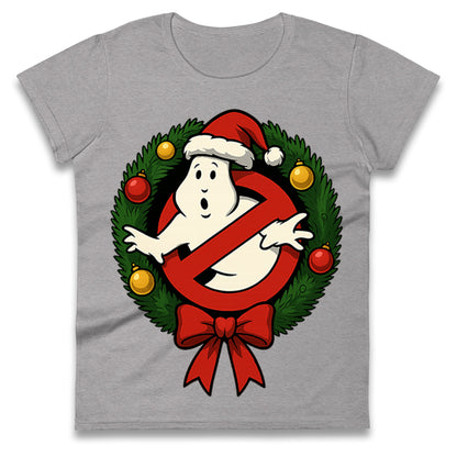 Ghostbusters Christmas Ladies T Shirt