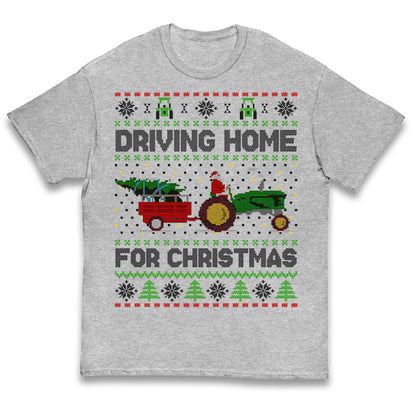 John Deere Christmas Kids T Shirt 