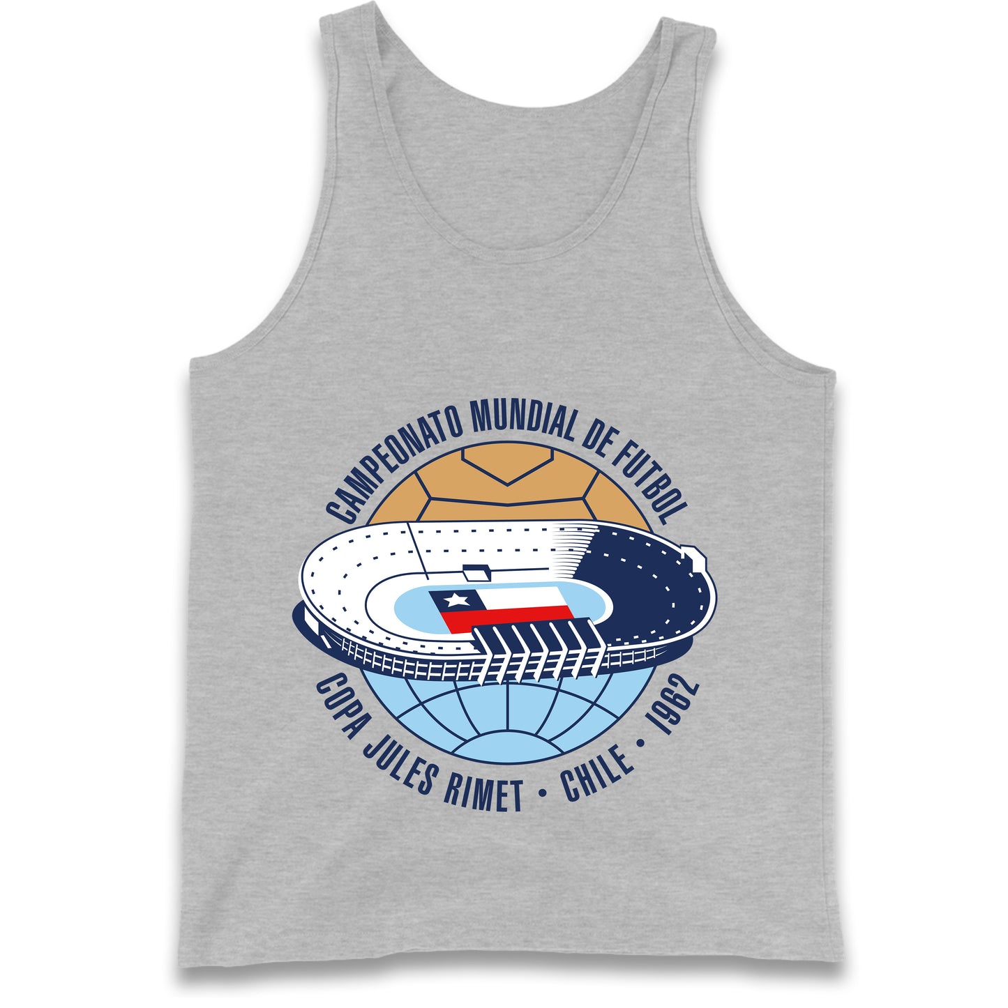 Chile 1962 Retro World Cup Tank Top