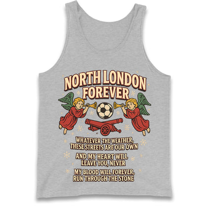 North London Forever Arsenal Christmas Tank Top