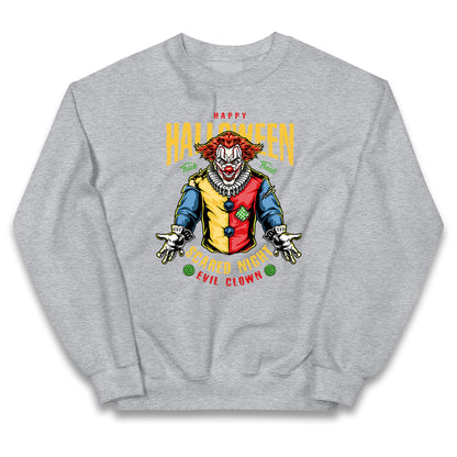 Halloween Clown Kids Jumper