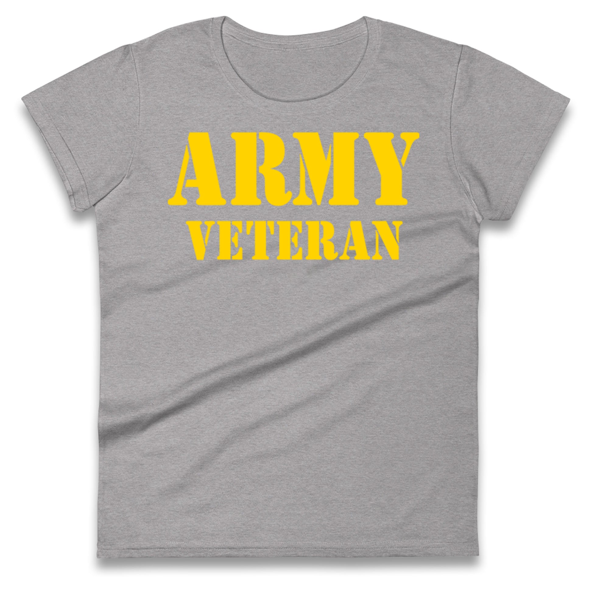 Army Veteran Ladies T Shirt