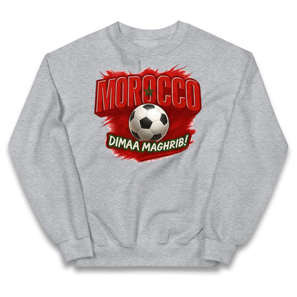 Morocco Retro World Cup Kids Jumper