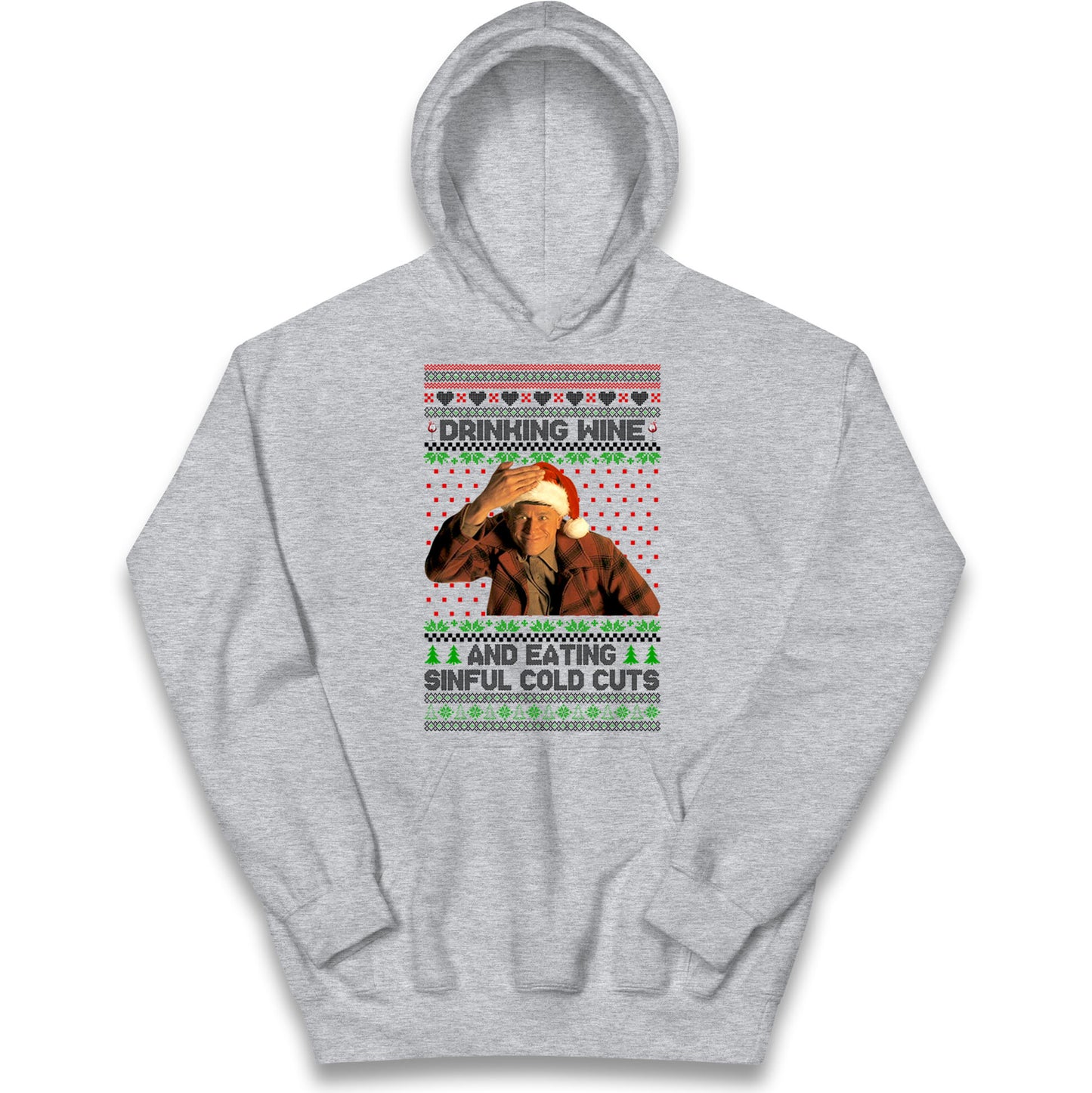 Ed Gein Wine Christmas Kids Hoodie