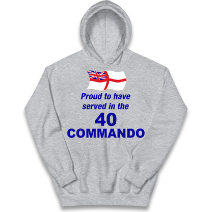 40 Commando Royal Marines Kids Hoodie