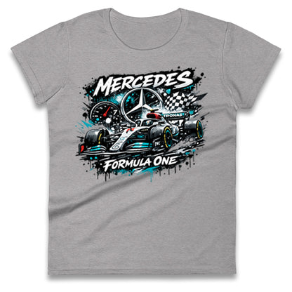 Mercedes F1 Ladies T Shirt