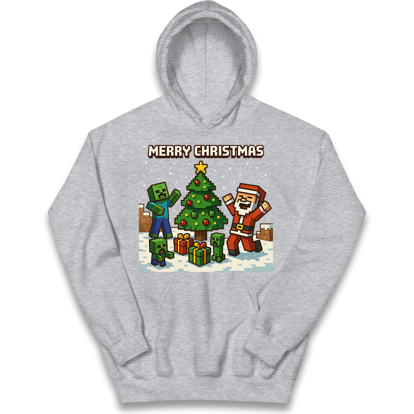 Minecraft Christmas Kids Hoodie