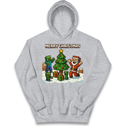 Minecraft Christmas Kids Hoodie