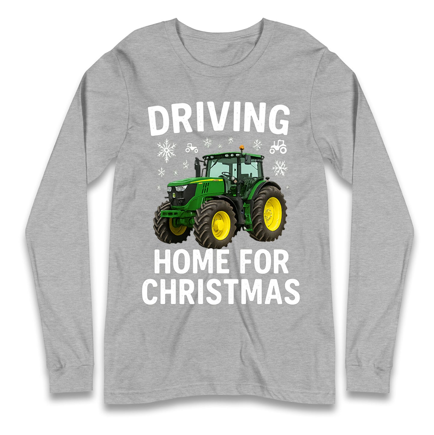 John Deere Tractor Christmas Longsleeve T Shirt 