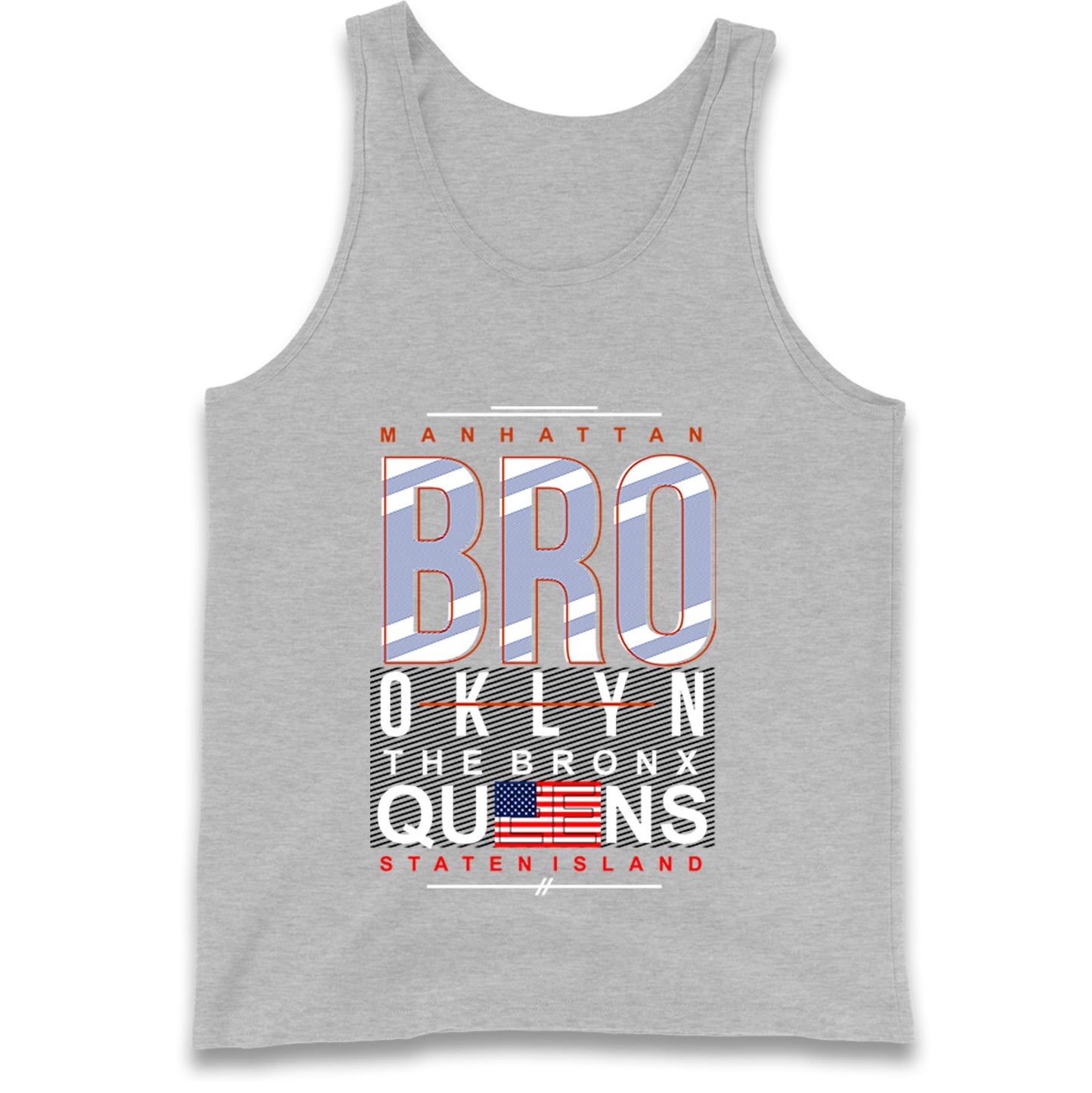 Brooklyn New York State Tank Top
