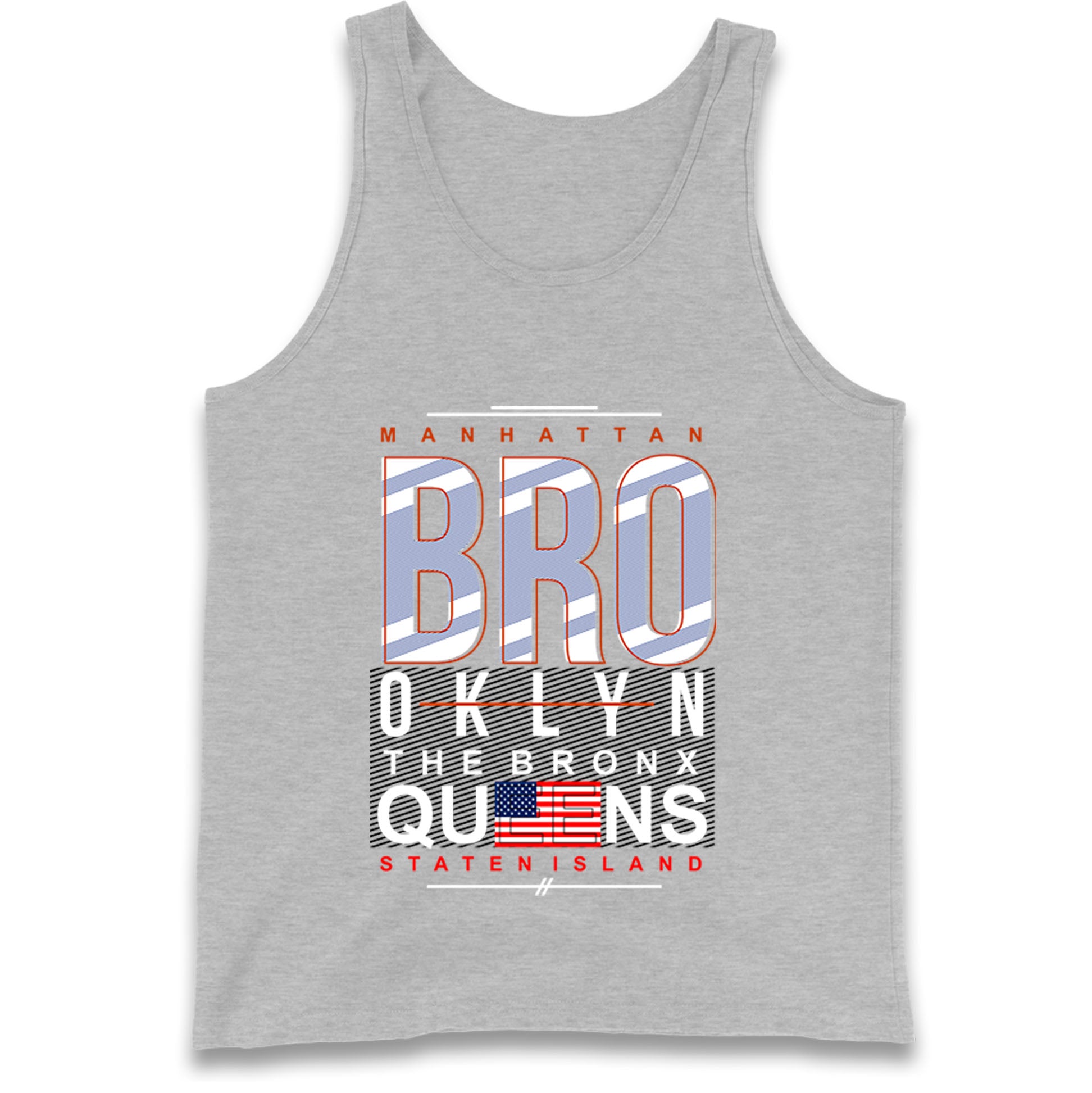 Brooklyn New York State Tank Top