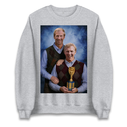 Bobby Moore Bobby Charlton Step Brothers Style England 1966 Jumper